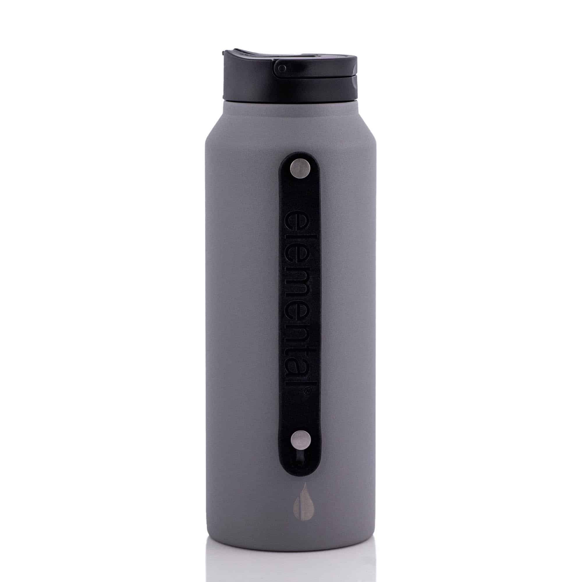 Elemental® 32oz Sport Insulated Stainless Steel Water Bottle w/ Drinking Spout and Straw - 5