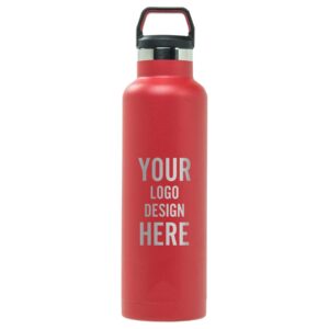 Personalized Laser Engraved RTIC 20 oz Water Bottle - Powder Coated
